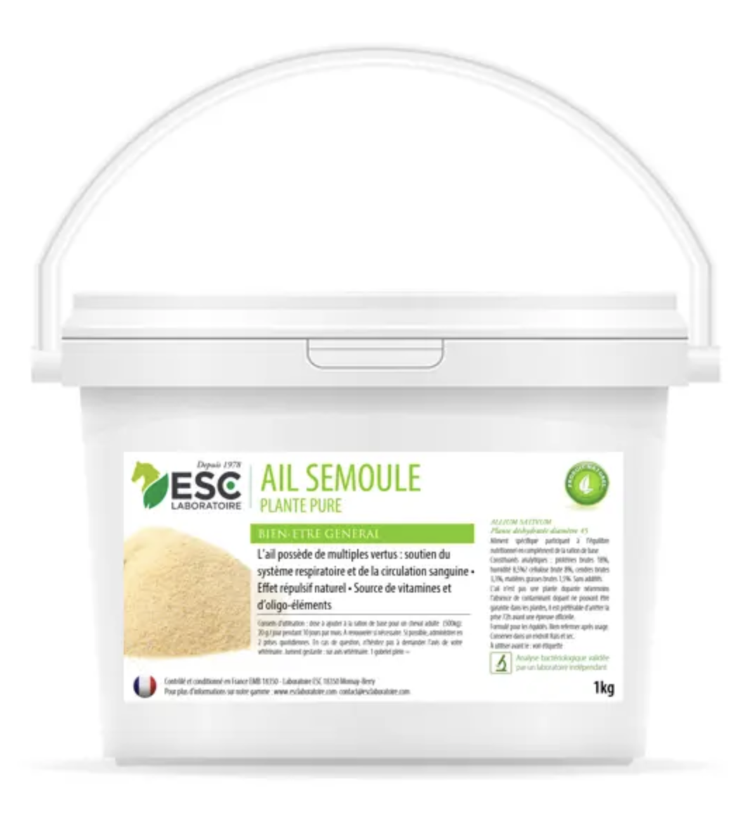 Ail semoule – Bien-être général cheval – Plante pure