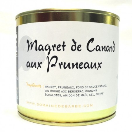 Magret de canard aux pruneaux