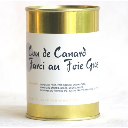 Cou de canard farci au foie...