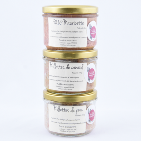 Rillettes et pâté Mauricette