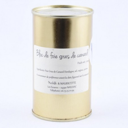 Bloc de foie gras de canard...