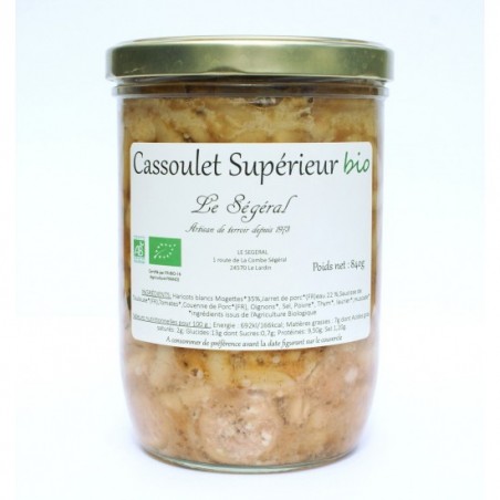 Cassoulet Supérieur BIO -...