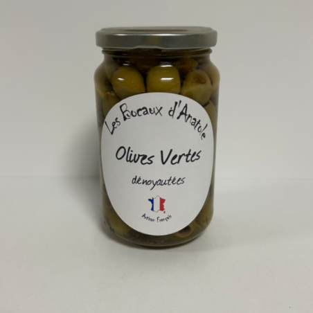 Olives Vertes dénoyautées 