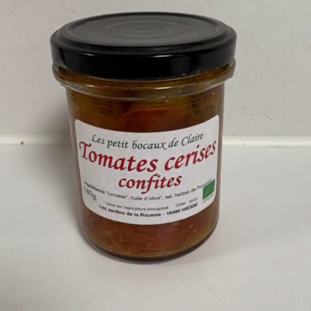 Tomates cerises confites 